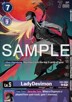 LadyDevimon (EX1-060) - Unnumbered Promos