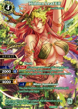 Hidden Leaf Elf (V.2 - Special Rare) - Promos: Savior of Chaos