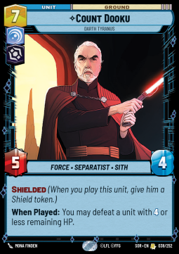 Count Dooku, Darth Tyranus - Spark of Rebellion