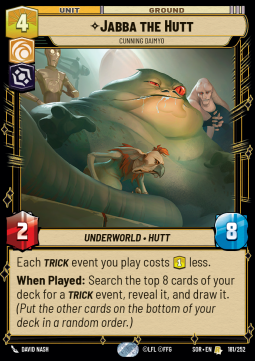 Jabba the Hutt, Cunning Daimyo - Spark of Rebellion
