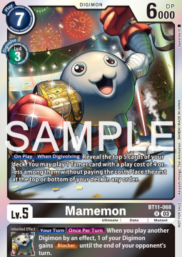 Mamemon (BT11-068) - Official Tournament Pack Events