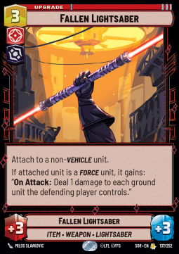 Fallen Lightsaber - Spark of Rebellion