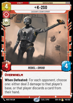 K-2SO, Cassian's Counterpart - Spark of Rebellion