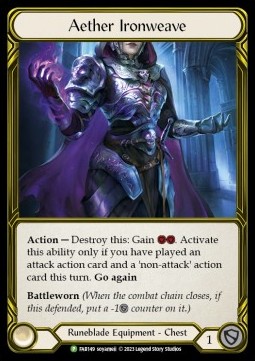 Aether Ironweave (Cold Foil Golden) - FAB Promos