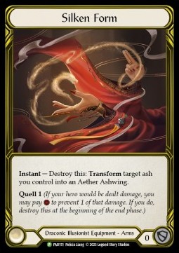 Silken Form (Cold Foil Golden) - FAB Promos