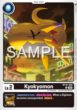 Kyokyomon (BT15-005) - Exceed Apocalypse
