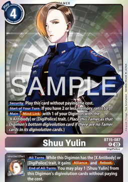 Shuu Yulin (BT15-087) (V.1) - Exceed Apocalypse
