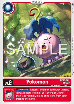 Yokomon (BT15-001) - Exceed Apocalypse