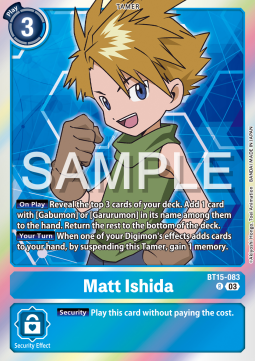 Matt Ishida (BT15-083) (V.1) - Exceed Apocalypse