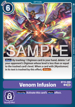 Venom Infusion (BT15-099) - Exceed Apocalypse
