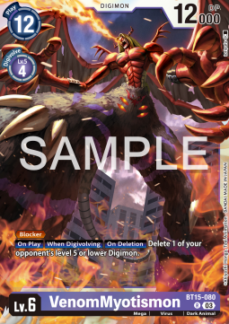 VenomMyotismon (BT15-080) - Exceed Apocalypse