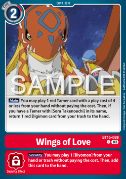 Wings of Love (BT15-088) - Exceed Apocalypse