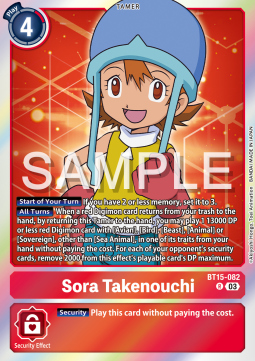 Sora Takenouchi (BT15-082) (V.1) - Exceed Apocalypse