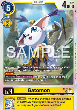 Gatomon (BT15-037) (V.1) - Exceed Apocalypse