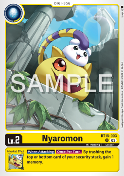 Nyaromon (BT15-003) - Exceed Apocalypse