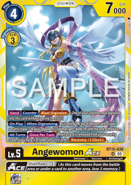 Angewomon Ace (BT15-038) - Exceed Apocalypse