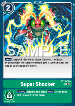 Super Shocker (BT15-094) - Exceed Apocalypse