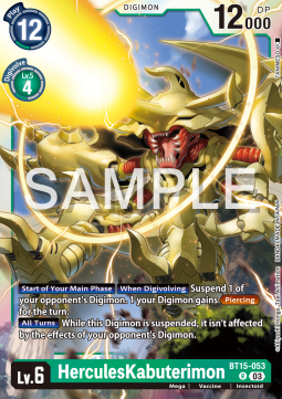 HerculesKabuterimon (BT15-053) - Exceed Apocalypse