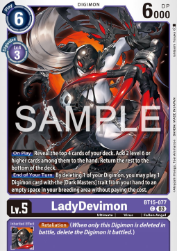 LadyDevimon (BT15-077) - Exceed Apocalypse