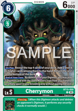Cherrymon (BT15-050) - Exceed Apocalypse