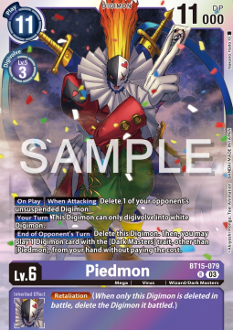 Piedmon (BT15-079) - Exceed Apocalypse