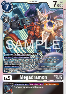 Megadramon (BT15-064) (V.1) - Exceed Apocalypse