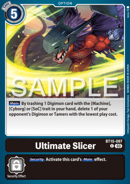 Ultimate Slicer (BT15-097) - Exceed Apocalypse