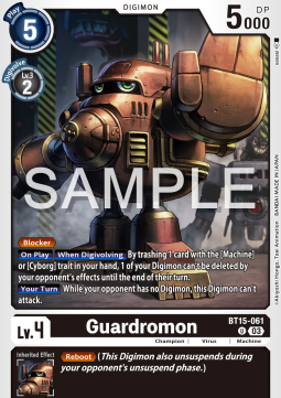 Guardromon (BT15-061) - Exceed Apocalypse