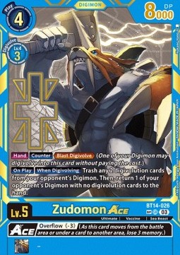 Zudomon Ace (BT14-026) - Exceed Apocalypse