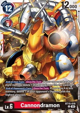 Cannondramon (BT15-018) - Exceed Apocalypse