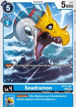 Seadramon (BT15-025) - Exceed Apocalypse