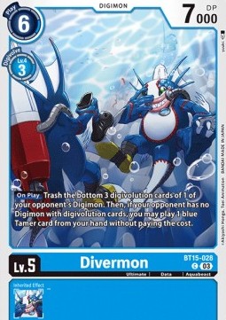 Divermon (BT15-028) - Exceed Apocalypse
