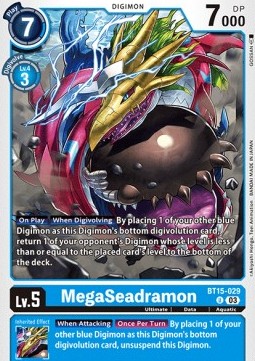MegaSeadramon (BT15-029) - Exceed Apocalypse