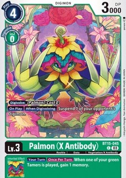 Palmon (X Antibody) (BT15-045) - Exceed Apocalypse