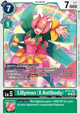 Lillymon (X Antibody) (BT15-051) - Exceed Apocalypse