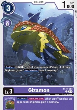 Gizamon (BT15-068) - Exceed Apocalypse