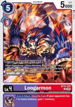 Loogarmon (BT15-075) - Exceed Apocalypse