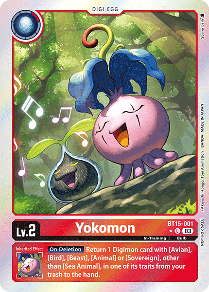 Yokomon (BT15-001) (V.2) - Promos: Exceed Apocalypse