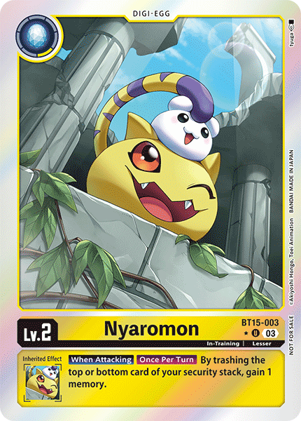 Nyaromon (BT15-003) (V.2) - Promos: Exceed Apocalypse