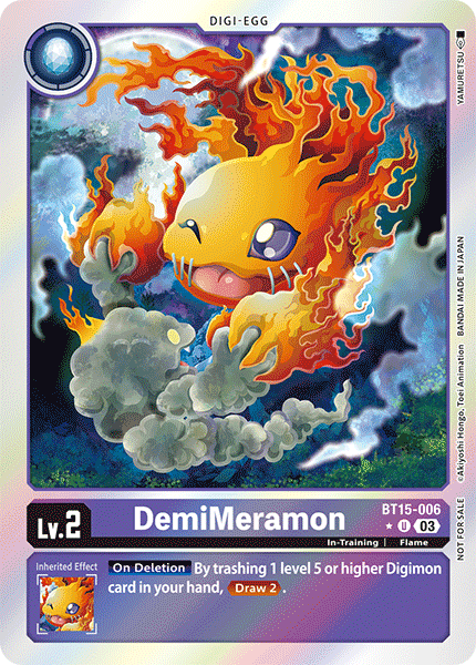 DemiMeramon (BT15-006) (V.2) - Promos: Exceed Apocalypse