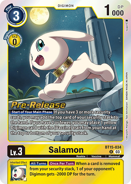 Salamon (BT15-034) - Promos: Exceed Apocalypse