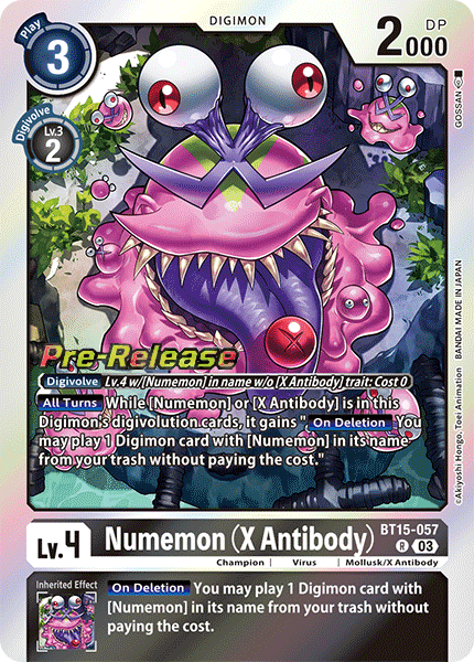 Numemon (X Antibody) (BT15-057) - Promos: Exceed Apocalypse