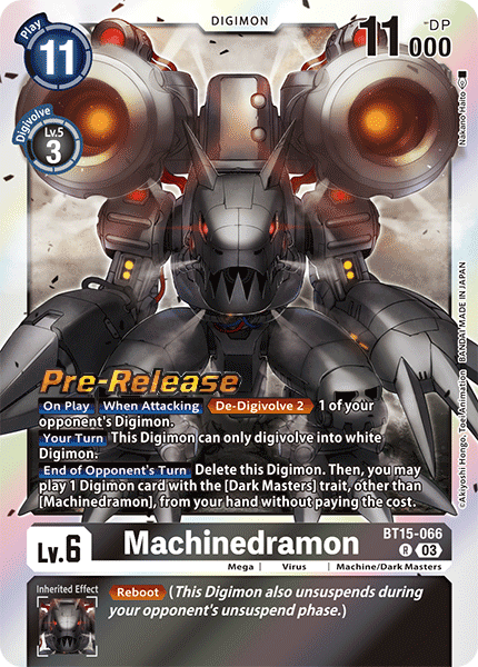 Machinedramon (BT15-066) - Promos: Exceed Apocalypse