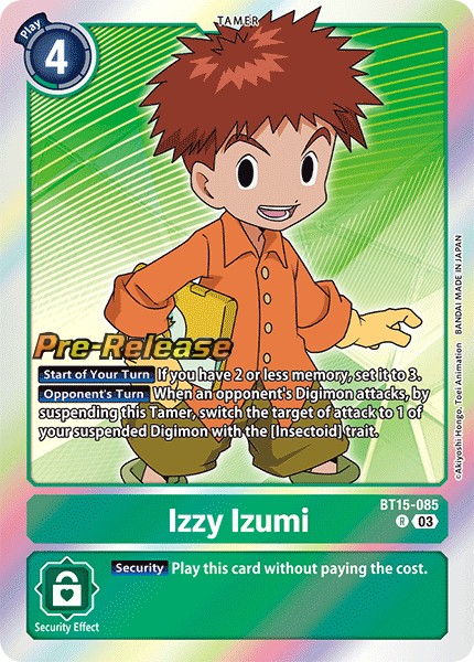 Izzy Izumi (BT15-085) - Promos: Exceed Apocalypse