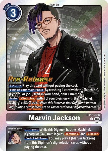 Marvin Jackson (BT15-086) - Promos: Exceed Apocalypse