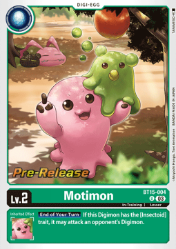 Motimon (BT15-004) (V.1) - Promos: Exceed Apocalypse
