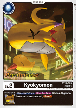 Kyokyomon (BT15-005) (V.1) - Promos: Exceed Apocalypse