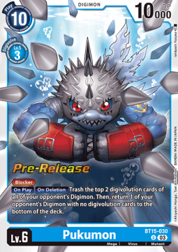 Pukumon (BT15-030) - Promos: Exceed Apocalypse