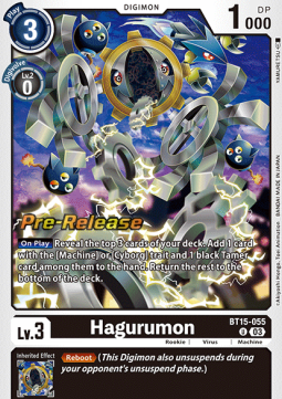 Hagurumon (BT15-055) - Promos: Exceed Apocalypse