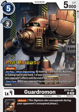Guardromon (BT15-061) - Promos: Exceed Apocalypse